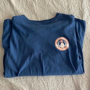 T-shirt with design on the back